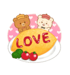 クマたちとレトロな喫茶室（個別スタンプ：21）