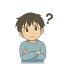 毎日つかえる！男の子と女の子のスタンプ（個別スタンプ：38）