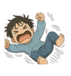 毎日つかえる！男の子と女の子のスタンプ（個別スタンプ：40）
