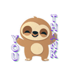 thank youナマケモノ（個別スタンプ：19）