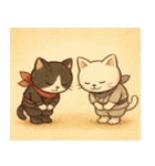 にゃんにゃん忍者しゅつどう（個別スタンプ：9）