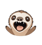 ふざけたナマケモノ（個別スタンプ：1）