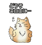 もうもふにゃんこ その1（個別スタンプ：24）