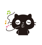 黒ねこのニャンタ_こころ模様（個別スタンプ：14）