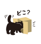 黒ねこのニャンタ_こころ模様（個別スタンプ：15）