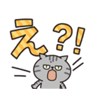 サバトラのカラフル敬語（個別スタンプ：30）