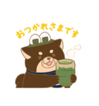 忠犬もちしば ゆる敬語スタンプ（個別スタンプ：3）