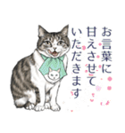 敬語編 猫にまみれたがりのスタンプ（個別スタンプ：10）