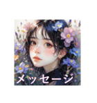 花と少女と色んな花言葉（個別スタンプ：35）
