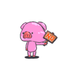 ぷるんとちょきんぶたさん ちょっと敬語（個別スタンプ：4）