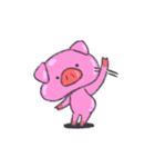 ぷるんとちょきんぶたさん ちょっと敬語（個別スタンプ：10）