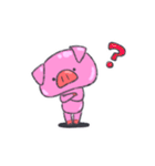 ぷるんとちょきんぶたさん ちょっと敬語（個別スタンプ：14）