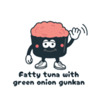 三つ星！お寿司モンスターズの日常！（個別スタンプ：4）