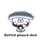三つ星！お寿司モンスターズの日常！（個別スタンプ：14）