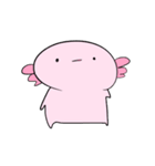 動く！なんだかゆるいウーパールーパー（個別スタンプ：4）