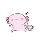 動く！なんだかゆるいウーパールーパー（個別スタンプ：11）