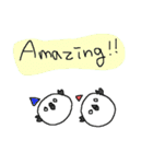 英語のシマエナガ＜English＞（個別スタンプ：33）