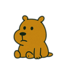 色んな表情するカピパラ（個別スタンプ：3）