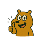 色んな表情するカピパラ（個別スタンプ：5）