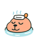 色んな表情するカピパラ（個別スタンプ：10）