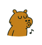色んな表情するカピパラ（個別スタンプ：21）