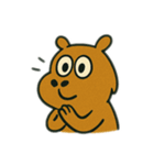 色んな表情するカピパラ（個別スタンプ：22）