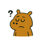 色んな表情するカピパラ（個別スタンプ：27）