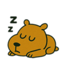 色んな表情するカピパラ（個別スタンプ：28）