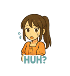 かわいい 日本とアメリカ仲良しスタンプ（個別スタンプ：38）