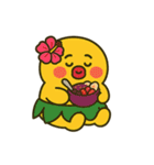へらっちハワイアンの巻（個別スタンプ：1）