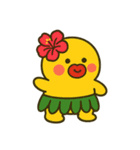 へらっちハワイアンの巻（個別スタンプ：11）