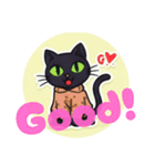 黒猫のぶー2505（個別スタンプ：5）