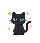 黒猫のぶー2505（個別スタンプ：10）