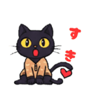 黒猫のぶー2505（個別スタンプ：11）