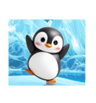 ペンギン家族のいろいろ日常スタンプ（個別スタンプ：2）