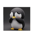 ペンギン家族のいろいろ日常スタンプ（個別スタンプ：5）