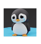ペンギン家族のいろいろ日常スタンプ（個別スタンプ：6）
