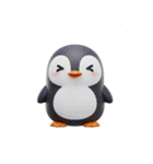 ペンギン家族のいろいろ日常スタンプ（個別スタンプ：9）