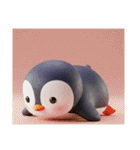 ペンギン家族のいろいろ日常スタンプ（個別スタンプ：12）