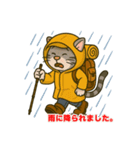 山登りする猫スタンプ（個別スタンプ：8）