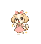 犬の子1（文字なし）（個別スタンプ：17）