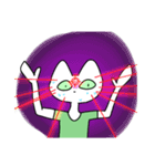 実用性皆無うさぎねこ（個別スタンプ：24）