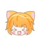 可愛いにゃるこスタンプ(擬人化Ver．)（個別スタンプ：3）