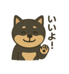 黒柴の日常スタンプl（個別スタンプ：24）