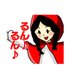 元気な赤ずきん（個別スタンプ：5）