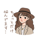 オシャレ女子の毎日スタンプ（個別スタンプ：2）