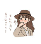 オシャレ女子の毎日スタンプ（個別スタンプ：9）
