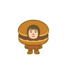【ももず】真剣な和菓子（個別スタンプ：1）