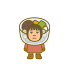 【ももず】真剣な和菓子（個別スタンプ：14）