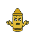 不機嫌クレヨン（個別スタンプ：5）